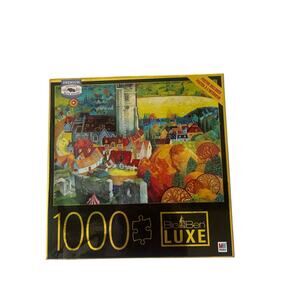 Big Ben Luxe Jigsaw 1000 Pc Puzzle A View From Corte Castle Dorset.